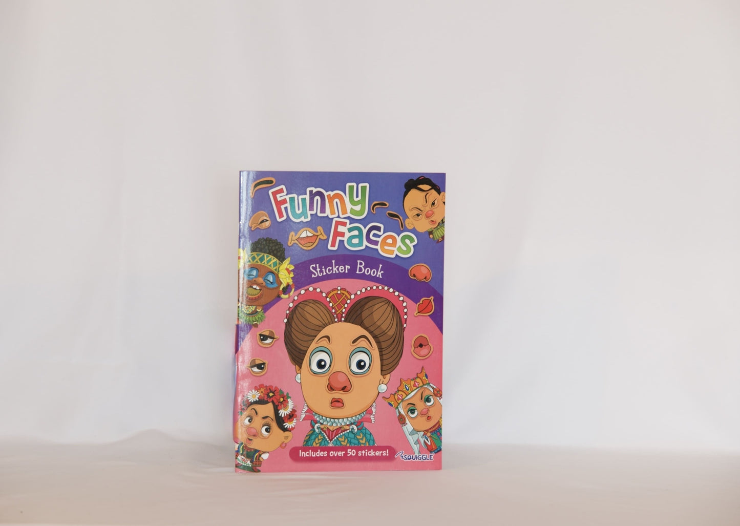 Funny face sticker book